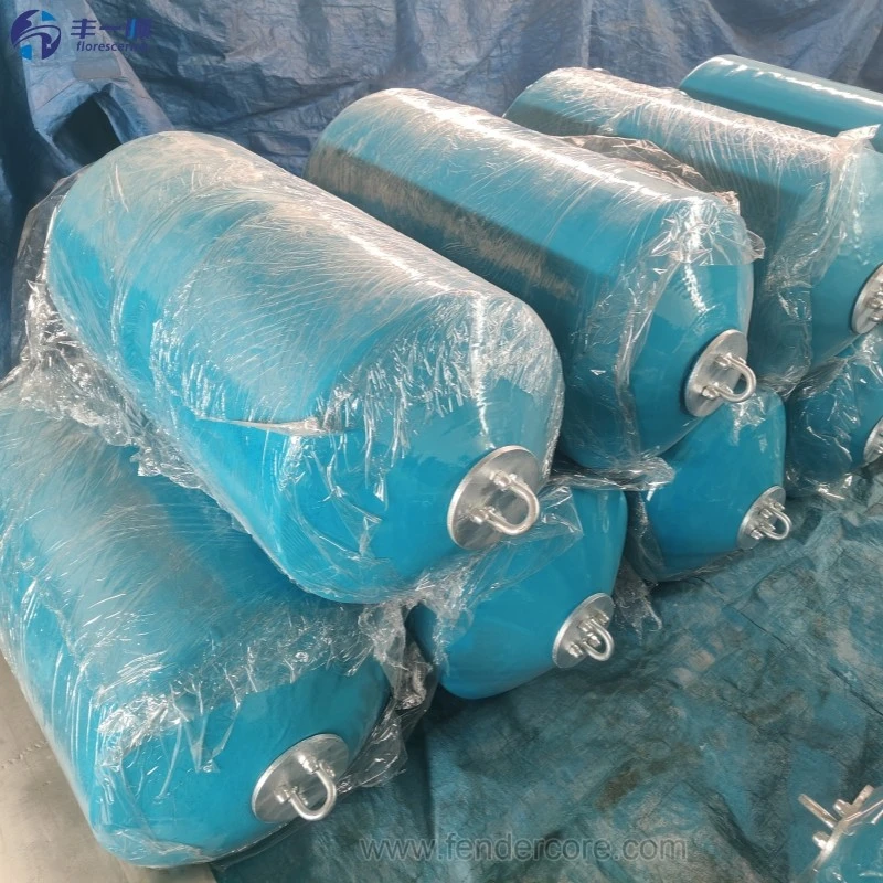 Florescence Polyurethane Foam Filled Fender D1.2L2.0m Popular Size For Dock Florescence Polyurethane Foam Filled Fender D1.2L2.0m Popular Size For Dock