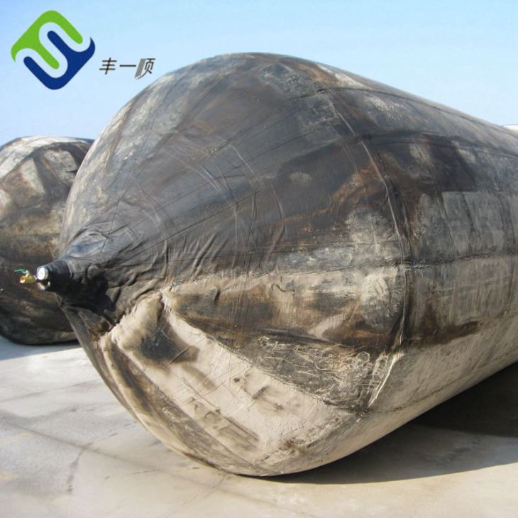 Lifting moving rubber airbag