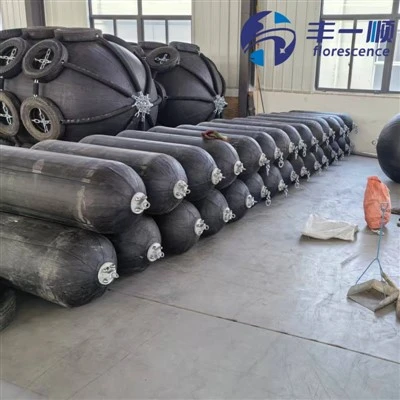 Pneumatic Rubber Fender with Tire Chain Net Pneumatic Rubber Fender with Tire Chain Net